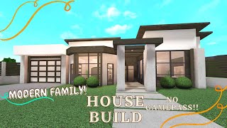 25KBLOXBURG MODERN HOUSEBUILD NO GAMEPASS [upl. by Nemaj678]