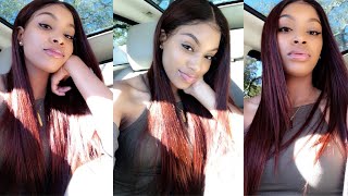 Easy Auburn Copper Hair and How I Dye My Frontal [upl. by Cirenoj]