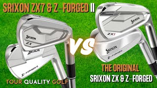 A Srixon Blade Showdown of ZX7 amp ZFORGED mk2 vs Their Previous Generation Variants [upl. by Hilel]