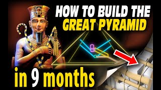 How to Build the Great Pyramid in 9 Months NOT aliens [upl. by Aihppa]