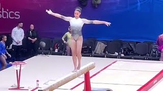 Ondine Achampong 🇬🇧 🥇 AA Gold  HUGE 14700 Balance Beam  British Championships 2024 [upl. by Okwu598]