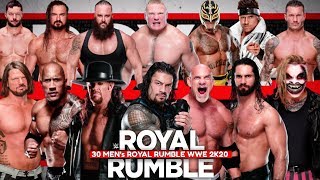 WWE ROYAL RUMBLE 2020  WWE 2K20 GAMEPLAY  WWE ROYAL RUMBLE 2020 [upl. by Rebak]