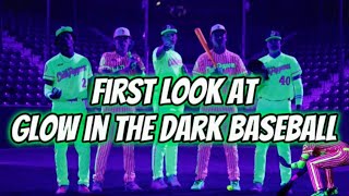 The Tri City Chili Peppers are playing glow in the dark “cosmic baseball” and it looks AMAZING [upl. by Edmonda513]