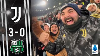 VENDETTA JUVENTUS 30 SASSUOLO  REACTION LIVE DALLO STADIO CON SHADE E IL PENGUIN [upl. by Keavy]