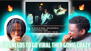 LIL YACHTY ON A GENERATIONAL RUN Lil Yachty amp Veeze  Sorry Not Sorry reaction [upl. by Ettellocin819]