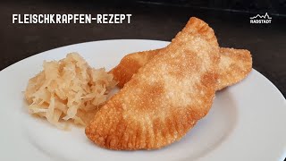 Rezept für Fleischkrapfen  Ein Klassiker der Salzburger Küche [upl. by Ahcila]