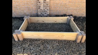 Building a Raised Bed  No Tools Required [upl. by Priest904]