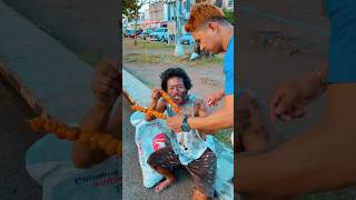 Homeless so happy eat drop food respect sad subscribe [upl. by Peppie]