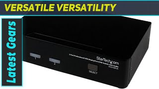 StarTechcom 2 Port DisplayPort KVM Switch  2560x1600 60Hz  Dual Port DP USB Keyboard [upl. by Traver923]