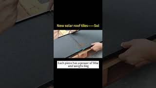 New solar roof tiles from sangobuild  Sol shingleroof roofingmaterial [upl. by Morey115]