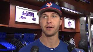 Jacob deGrom explains elbow injury expresses relief after clean MRI [upl. by Yrrek]