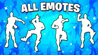 ALL EMOTES FFA MAP FORTNITE CREATIVE  VAULT EMOTES PICKAXES BACKBLINGS [upl. by Anerev]