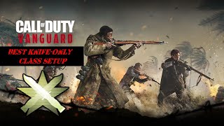 Best KnifeOnly Class Setup wCommando LungeCOD Vanguard [upl. by Mihcaoj541]