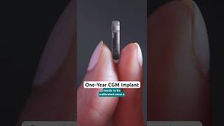 The implantable CGM from Eversense will last 1 year type1diabetes t1d diabetes [upl. by Ginder581]