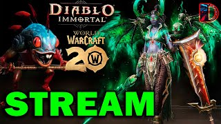 Diablo inmortal X WoW PARCHE Adelantado STREAM [upl. by Sdlonyer]