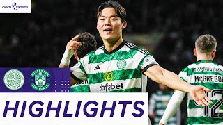 Celtic 41 Hibernian  Oh Hyeongyu Bags a Brace in Dominant Win  cinch Premiership [upl. by Boyt]