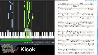 Pokémon X amp Y  Kiseki ending Synthesia Piano Tutorial [upl. by Anomis]