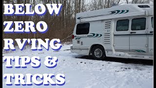 Winter RV Tips  5 Below Zero Temps amp Ways to Keep RV Warm [upl. by Hpseoj]