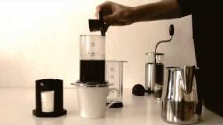 Die Kaffeepiraten How to use the Aero Press [upl. by Einnel]