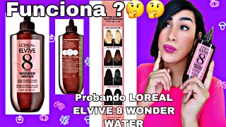 Probando LOREAL ELVIVE 8 WONDER WATER 🤔 [upl. by Ahsinat]