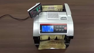 Gobbler Bill counter PX 9900 Money counting machine with fake note detection How to use amp Review [upl. by Aryan]