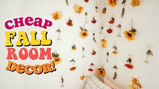 DIY Fall Room Decor Ideas Cheap amp Easy [upl. by Menell96]