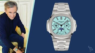 Bernard Arnaults Multi Million Dollar a 11 Piece Unique Patek Philippe Nautilus 5740 quotTiffany ampCoquot [upl. by Khalin]