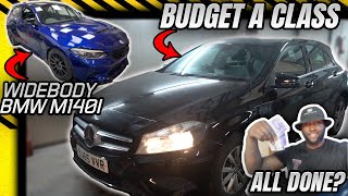 WAS BUYING A BUDGET SALVAGE MERCEDES ACLASS WORTH IT  THIS IS THE CRAZIEST M140I IVE EVER SEEN😍 [upl. by Yaluz]