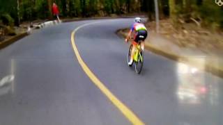 Annemiek van Vleuten suffers horrific crash in womens road race [upl. by Llesig50]