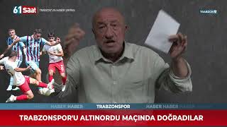 TRABZONSPORU ALTINORDU MAÇINDA DOĞRADILAR [upl. by Bar]