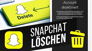 SnapchatAccount über die App löschen  Snapchat Daten löschen [upl. by Meilen]