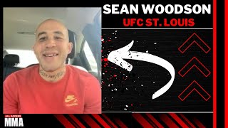 Sean Woodson talks hometown fight against Alex Caceres [upl. by Llerrod]