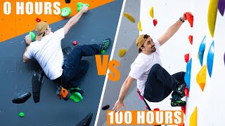 0 Hours of Bouldering VS 100 Hours of Bouldering [upl. by Preiser]