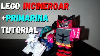 How to Make LEGO Pokemon Incineroar and Primarina [upl. by Narah]