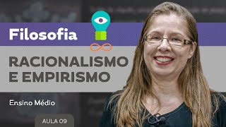 Racionalismo e empirismo​  Filosofia  Ensino Médio [upl. by Atinad]