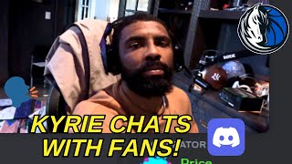 Kyrie Irving gets REAL on Discord 👀 💬 [upl. by Kinelski781]