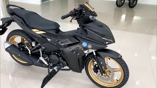 2023 Yamaha Sniper 155 Black Gold Special Edition Specs  Walkaround [upl. by Packer]