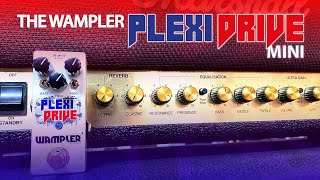 Mini Plexi Drive from Wampler demo using Fender amp Vox amps [upl. by Annaeirb]