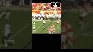 Mahomes breaks the sack and delivers downfield nfl football shorts [upl. by Cochard]