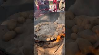 ⚡⚡ Sand Potatoes Making Process⚡⚡ shorts telugufoodie esangathulu streetfood foodie omelette [upl. by Brandyn599]