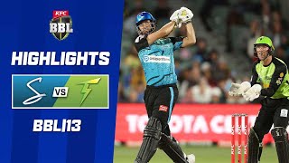 Adelaide Strikers v Sydney Thunder  BBL13 [upl. by Saxen85]