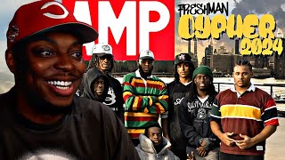 Tray Reacts To AMP FRESHMAN CYPHER 2024 [upl. by Leahsim386]