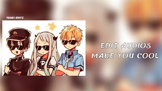 Edit audios that make you so cool 😎 [upl. by Yadsnil]