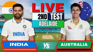 IND vs AUS  India vs Australia 2nd Test Day 2  Live Score amp Commentary  IND vs AUS BGT 2024 [upl. by Lleynod]