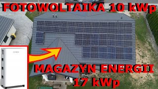 MAGAZYN ENERGII 17 KWH I FOTOWOLTAIKA 10KWP DOTACJA MÓJ PRĄD 60 [upl. by Hotze]