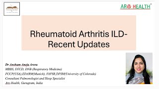 Rheumatoid Arthritis ILD  Recent changes and update 2024 [upl. by Ahsirhcal]