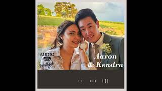 Aaron and Kendra Wedding Audio Guest Book [upl. by Ilahtan]