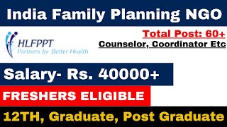 GOVT NGO VACANCY 2024  SALARY 40000  FRESHERS ELIGIBLE  HOW TO GET JOB IN NGO INDIA [upl. by Frederigo]