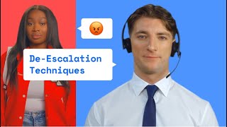 DeEscalation Techniques for Agitated Customers AI Video [upl. by Eigla]