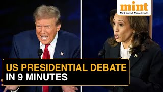 US Presidential Debate 2024 Top Highlights  Kamala Harris Vs Donald Trump  Best 9 Minutes [upl. by Auqeenahs]